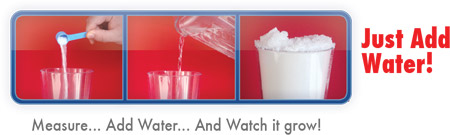 Just Add Water Directions